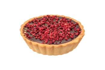 Tarta czekoladowa z&nbsp;malinami